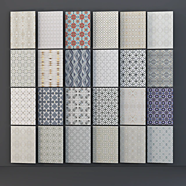 set of 23 seamless textures mosaic tile new ravenna — Descargar