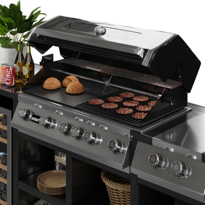 Outdoor Kitchen Garden BBQ — Ver 4