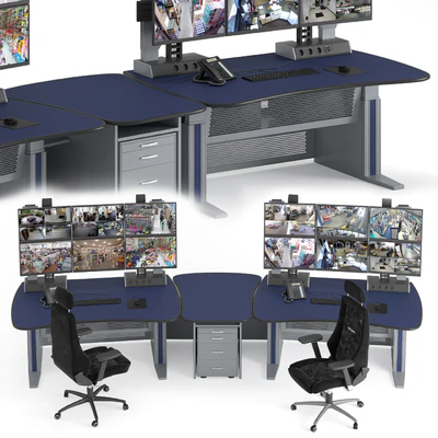 Vertiv Knurr Ergocon dispatch desk and console — Ver 1