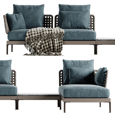 Minotti Patio sectional sofa — Ver 5