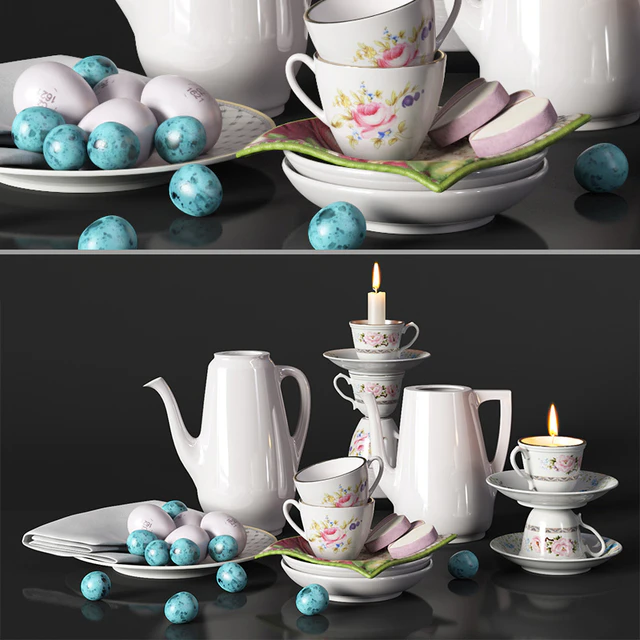 Decorative set Provence, service — Descargar