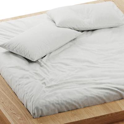 Bed linen with pillows — Ver 6