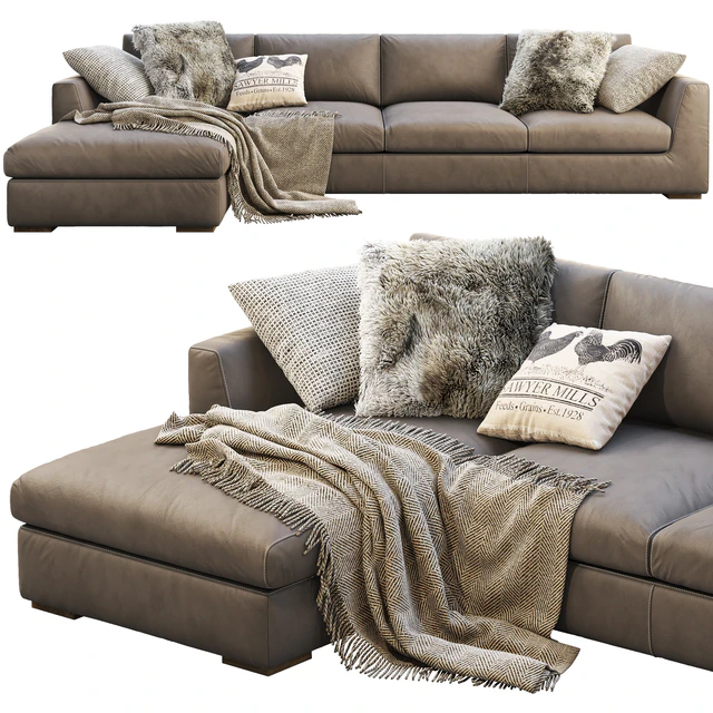 RH Modena Taper Arm Chaise Sectional Sofa — Descargar