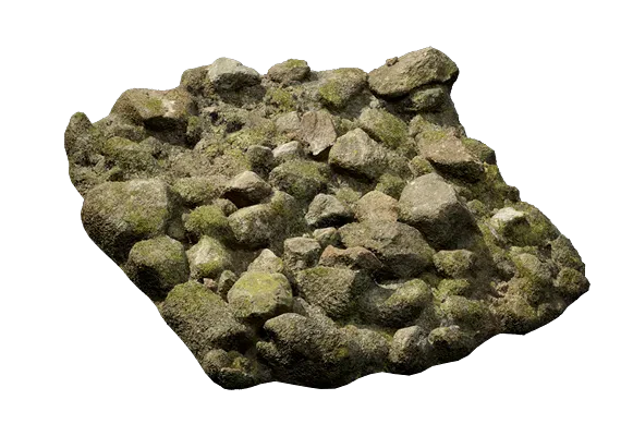 nordic forest cluster rock moss 001 — Скачать