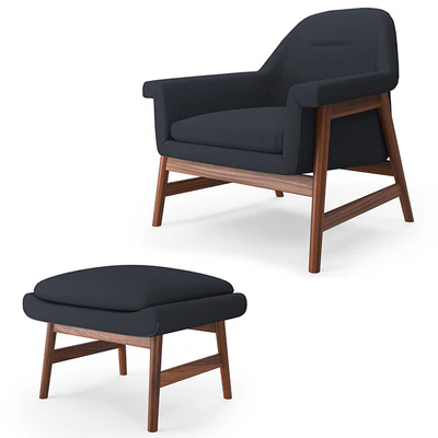 Theo Show Wood Chair - Ottoman - westelm — Ver 3