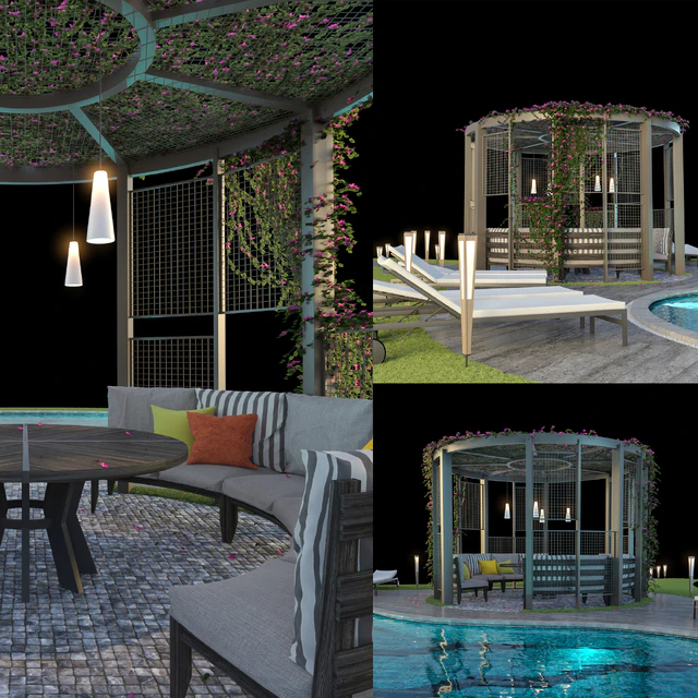 Gazebo and Swimming Pool # 6 — Descargar