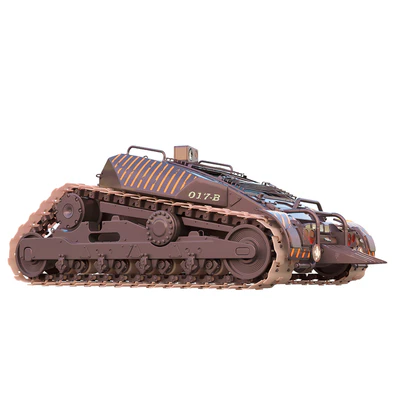 Tractor on caterpillars — Ver 4
