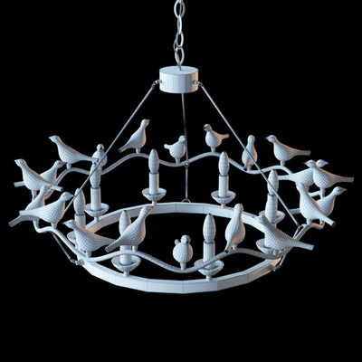 Favorite 1750-9P Chandelier Pajaritos — Ver 3