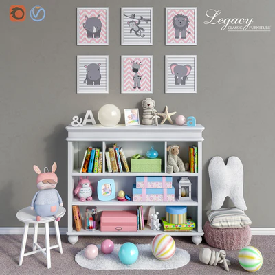 Legacy Classic furniture, accessories, decor and toys set 1 — Ver 1