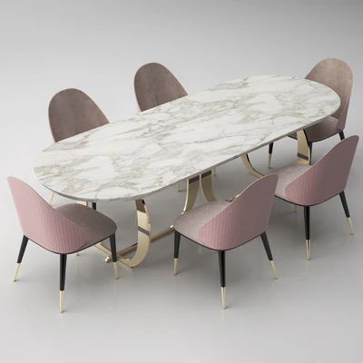 Italian dining room table+chair — Вид 1