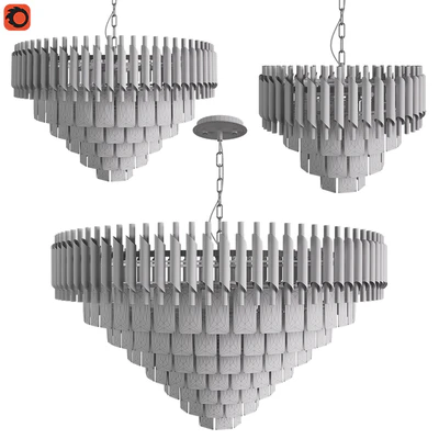 Hanging chandelier Natali Kovaltseva DARIAN — View 3