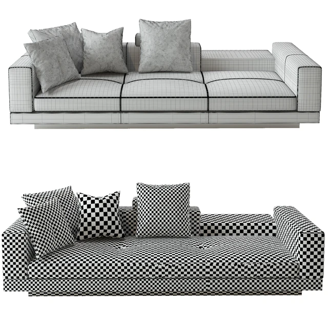 Minotti connery sofa — Скачать