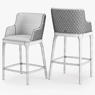 Cattelan Italia Magda Сouture stool set1 — Вид 2