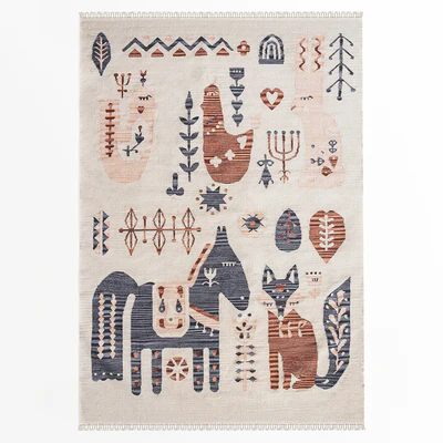 Индийский ковер из растительных волокон «ARCTIC KILIM» — Вид 5