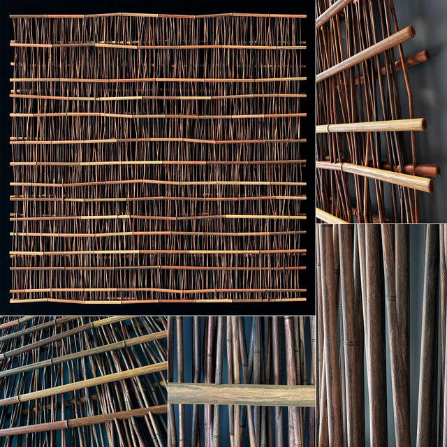 Bamboo branch decor n25 / Decor from bamboo branches number 25 — Descargar