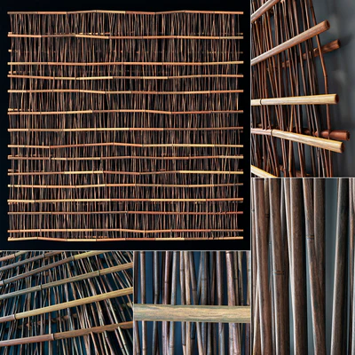 Bamboo branch decor n25 / Decor from bamboo branches number 25 — Ver 1