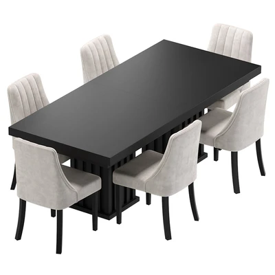 Modern Table and Chair Kongsberg — Ver 4