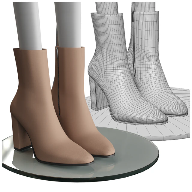 Set of classic women's clothing on mannequins — Descargar