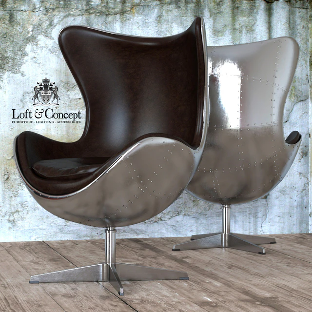 ARMCHAIR EGG AVIATOR DESIGNED BY ARNE JACOBSEN — Descargar