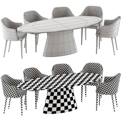 Globewest Carter Amrchair and Classique Oval Table — Вид 3