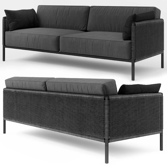 Encore Modern Garden 3 Seater Lounge Sofa — Descargar
