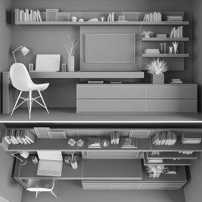 TV stand set 01 — Вид 2