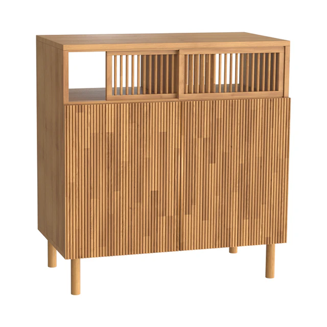 Oak Bar Table, Bilbao Oak Color La Redoute Interieurs — Descargar