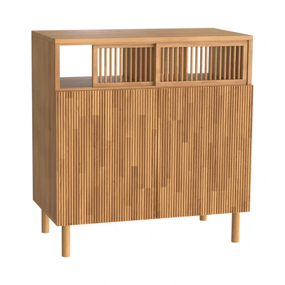 Oak Bar Table, Bilbao Oak Color La Redoute Interieurs — Ver 6