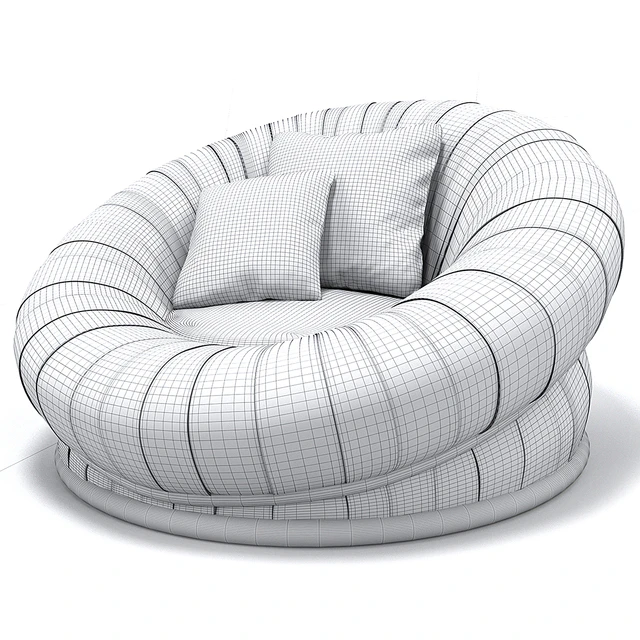Henar Hotel Furniture Co Modern armchair — Скачать