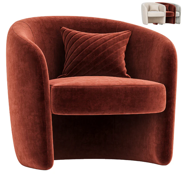 Kearney Upholstered Barrel Chair — Скачать