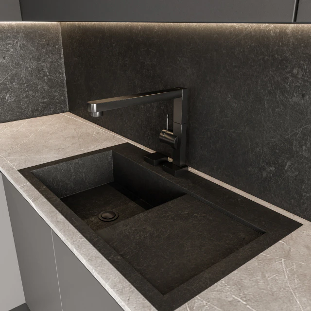 Kitchen Modern - Gray and Black 46 — Скачать