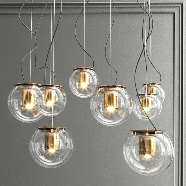 Collection glass bole pendants — Скачать