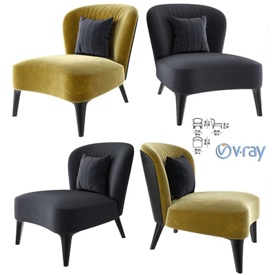 Minotti Aston Armchair — Вид 1