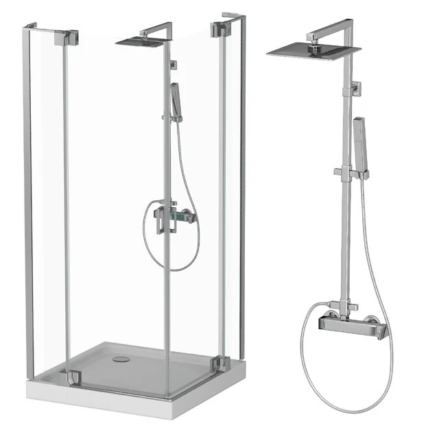 Shower corners Cezares set 1 — Descargar