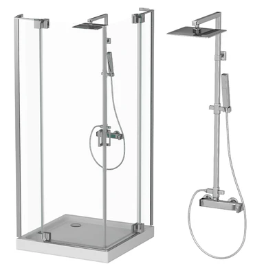 Shower corners Cezares set 1 — Ver 3