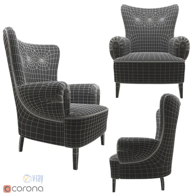Brabbu Clerk armchair — Ver 2