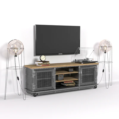 TV stand in loft style — View 1