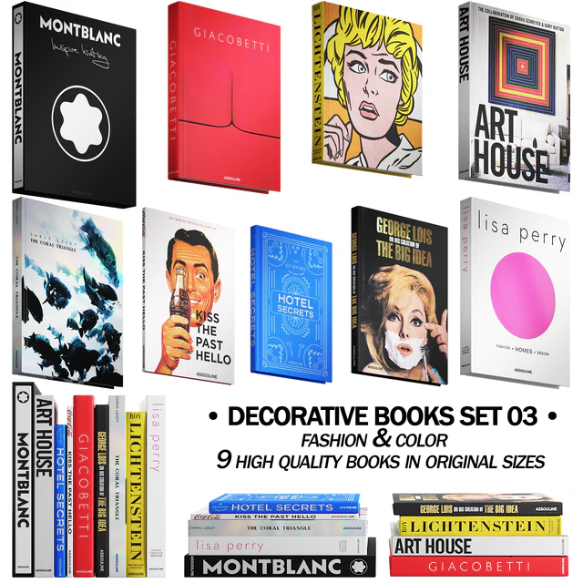 032 Decorative books set 03 fashion 00 — Скачать