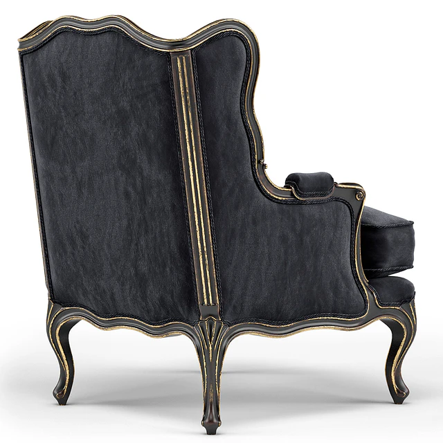 Louis XV Bergere Wing Armchair — Скачать
