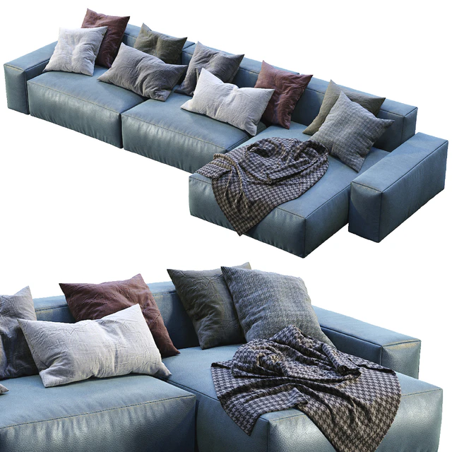 Jesse Leather sofa Daniel 1 — Скачать
