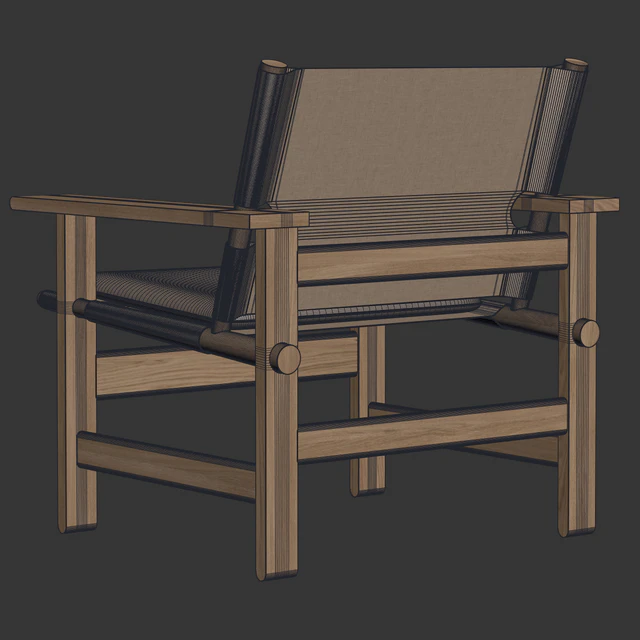 Fredericia - The Canvas Chair By Børge Mogensen — Descargar