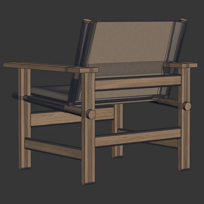 Fredericia - The Canvas Chair By Børge Mogensen — Ver 4
