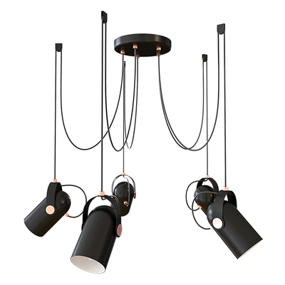Suspended chandelier Favorit Ampolla 2007-5P — Ver 1