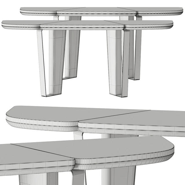Longhi Keope Console Tables — Скачать
