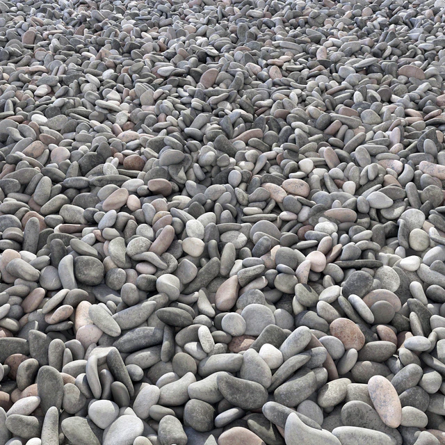 Pebble n8 low mix / Галька малая речная микс — Скачать