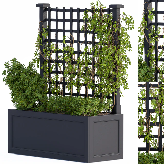 Outdoor Plant Box Black — Скачать