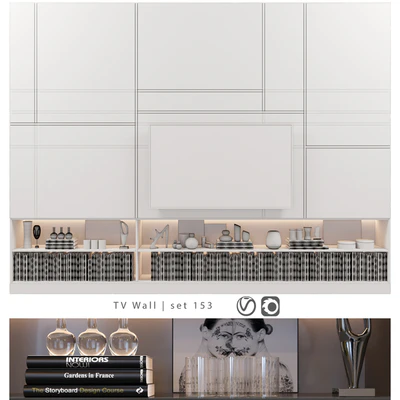 TV Wall | set 153 — Ver 2