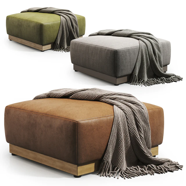 Karimoku N-S02 Modular Fabric Pouf — Descargar