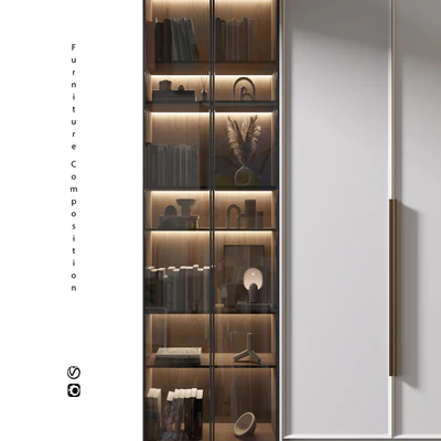 Furniture Composition | 455 | Шкаф — Вид 4
