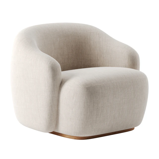 Barba Lounge Chair by Fogia — Скачать